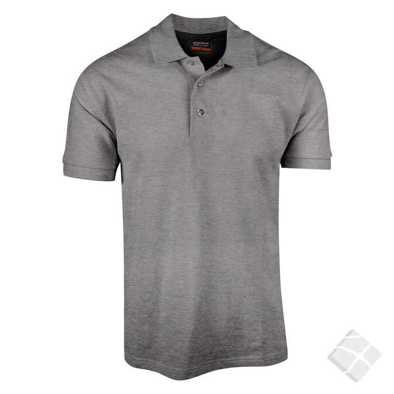 Poloskjorte PRO-serie, gråmelert