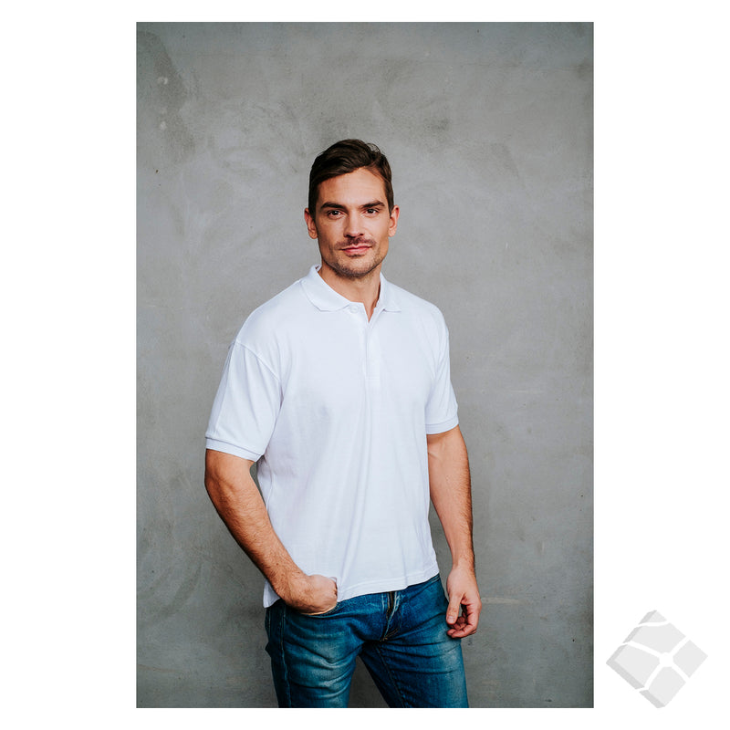 Poloskjorte PRO-serie, hvit
