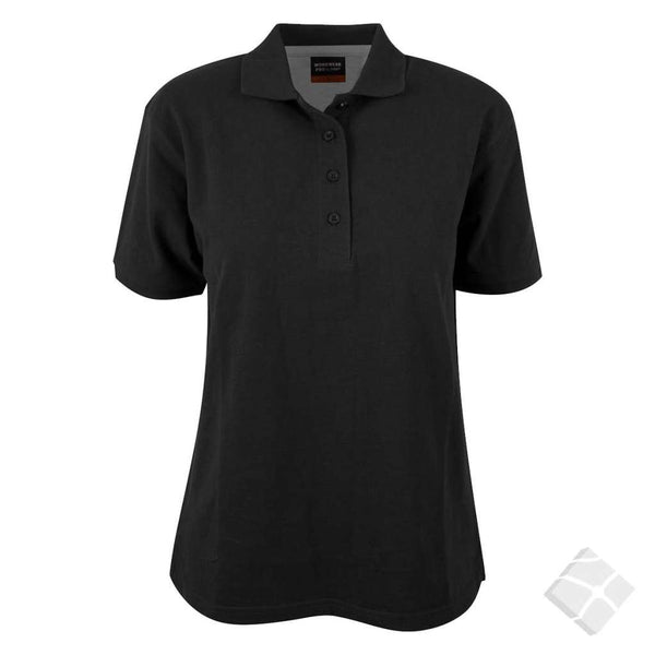 Poloskjorte til dame PRO-serie, sort