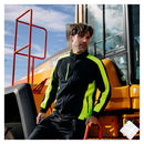 Fleecejakke PRO-serie, sort/safety gul