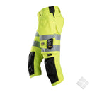 Piratbukse med stretch - HIghVis, safety gul