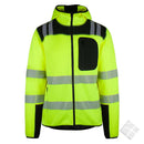 Fleece hoodie HighVis KL. 2-3, safetygul
