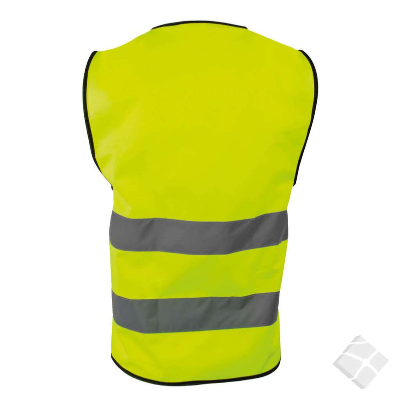 Trenings/refleksvest Flen, safety gul - 10 stk