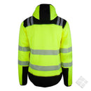 Fleece hoodie HighVis KL. 2-3, safetygul