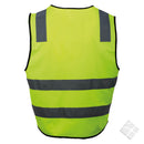 Odense refleksvest m/rygglogo, safety gul - 10 stk