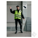 Odense refleksvest m/bryst & rygglogo, safety gul - 10 stk