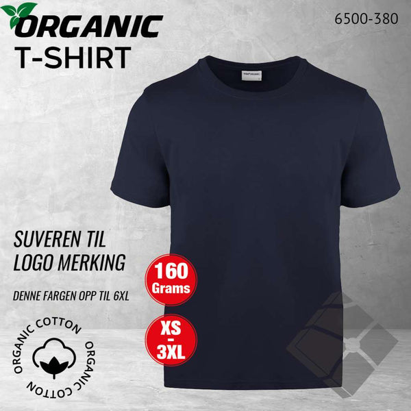 GOTS organic T-skjorte, marine