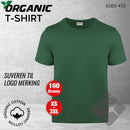 GOTS organic T-skjorte, mørk grønn