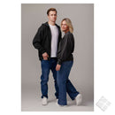 GOTS organic collegegenser, antrasitt