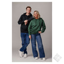 GOTS organic hettegenser, mørk grønn