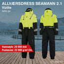 Skallkjeledress - Seamann 2.1 VIZLITE, safety gul