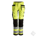 Arbidsbukse til dame HighVis KL 2, safety gul