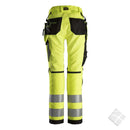 Arbidsbukse til dame HighVis KL 2, safety gul