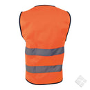 Trenings/refleksvest Flen, safety orange - 50 stk