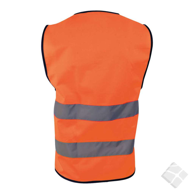 Trenings/refleksvest Flen, safety orange - 50 stk