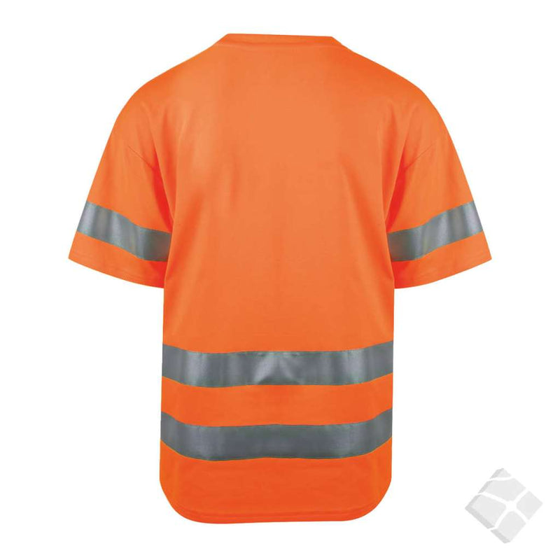 T-skjorte Landskrona m/refleks KL:2, safety orange