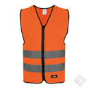 Trenings/refleksvest Flen, safety orange - 50 stk
