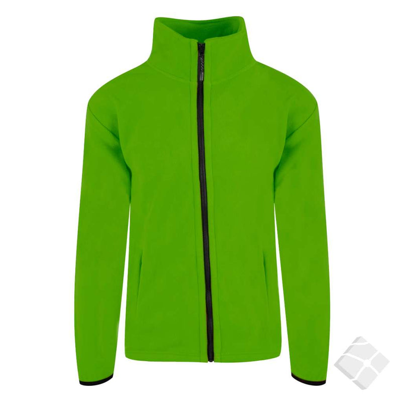 Polarfleece jakke Alaska, safety grønn