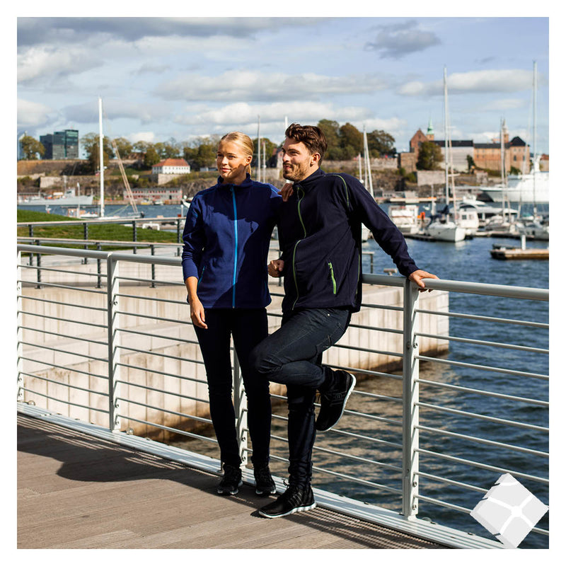 Microfleece jakke Gausta, sort/grå