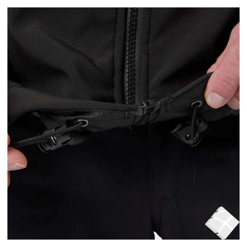 Softshelljakke Oxford m/hette, sort