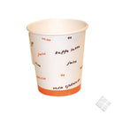 Pappbeger m/hank 18cl.  (pk  a 80 stk)