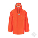 Doggerbank regnjakke, flourrød