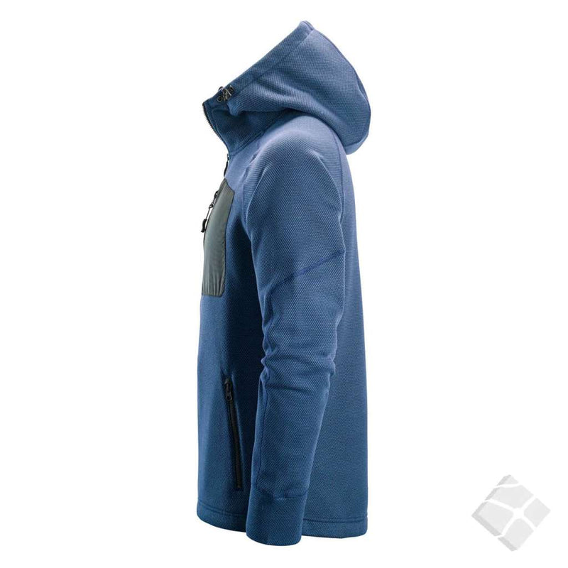 FlexiWork Fleecehettejakke, marine/sort