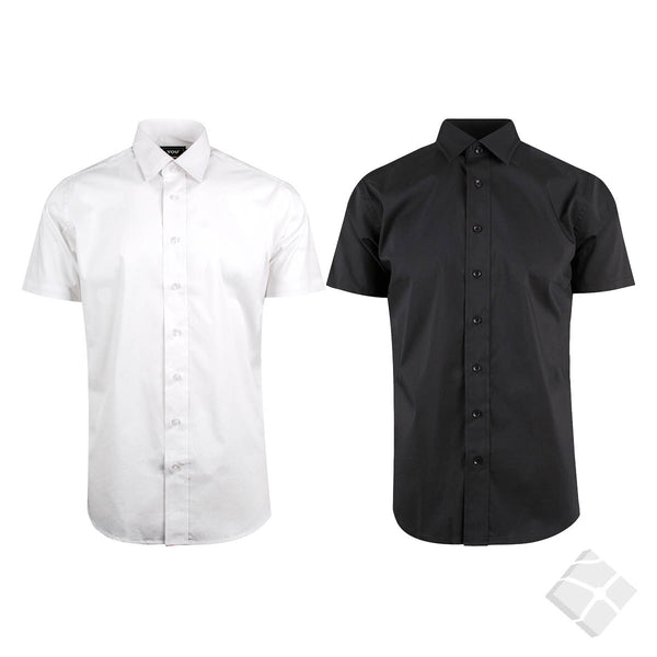 Stretchskjorte SanRemo kort arm - 2 farger