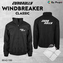 Eurorally windbreaker jakke classic, sort