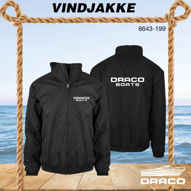 Draco boats team jakke, sort