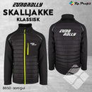 Eurorally softshelljakke classic, sort/gul