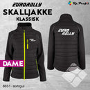 Eurorally softshelljakke classic til dame, sort/gul