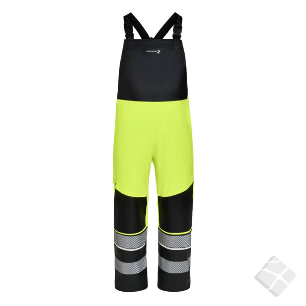 Regnbukse PU Stord KL.2, gul/sort