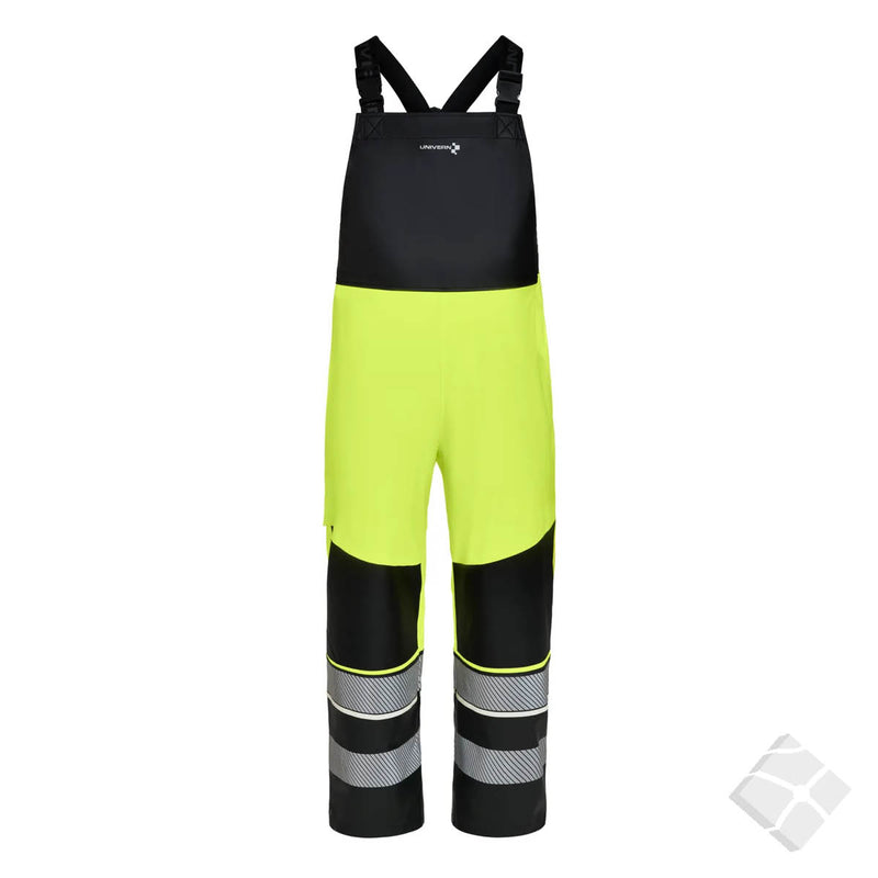 Regnbukse PU Stord KL.2, gul/sort