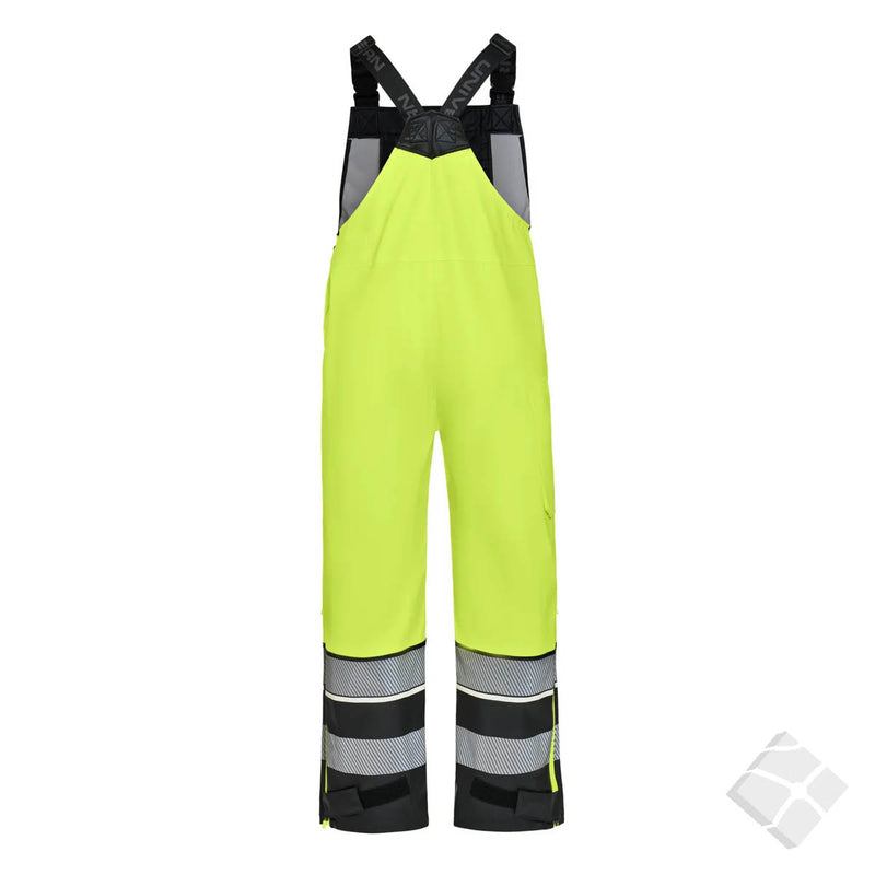 Regnbukse PU Stord KL.2, gul/sort