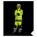 Regnbukse PU Stord KL.2, gul/sort