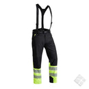 Skallbukse ProTec Pro KL.1, sort/safety gul