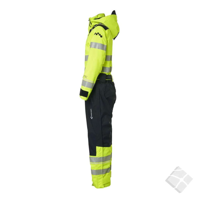 Vinterdress til dame KL3, safety gul/sort