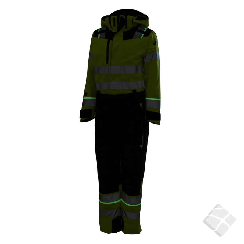 Vinterdress til dame KL3, safety gul/sort