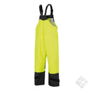 Regnbukse med seler VEGA 2.0, gul/sort