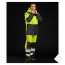 Regnjakke Vega 2.2, safety gul/sort