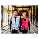 Trenings/refleksvest Flen, rosa - 20 stk