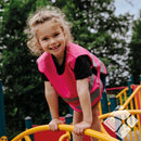 Markeringsvest m/refleks, raspberry - 100 stk