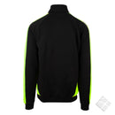 Genser med Zip - PRO serie, sort/safety orange