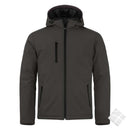 Softshelljakke - Padded Hoody, mørk grå