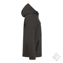 Softshelljakke - Padded Hoody, mørk grå