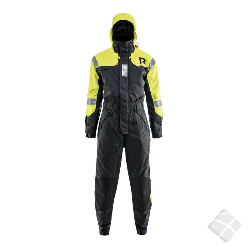 Sportline 954 flytedress 50N JR, sort/safety gul