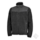 Fiberpels-/Pilejakke med windstopp, sort