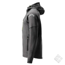 Hettejakke med stretch Mandal, grå