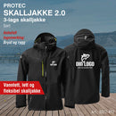 Skalljakke ProTec 2.0, sort/safety gul